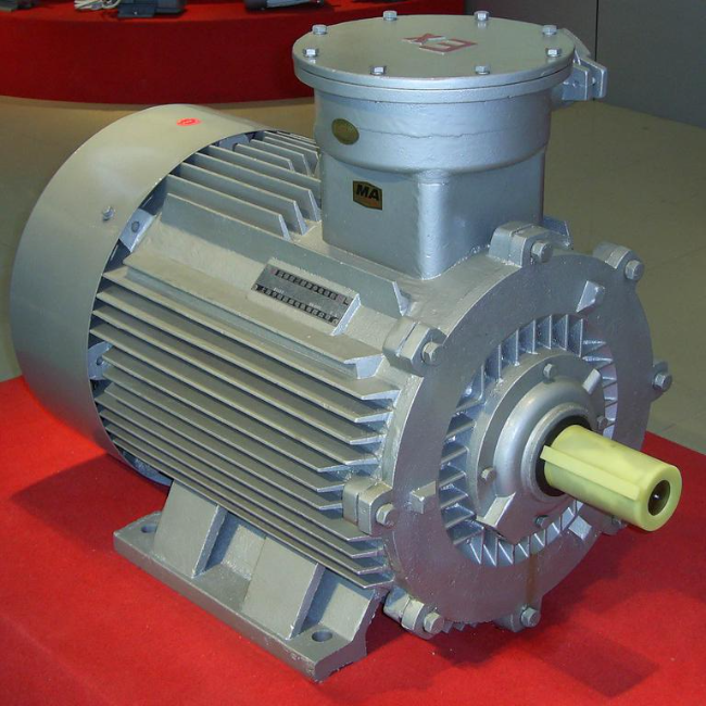 YE2-225S-4防爆电机45°角实拍